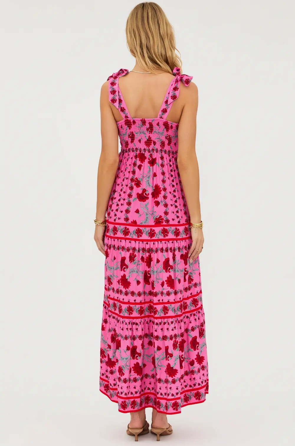 Charlotte Dress Redwood Floral