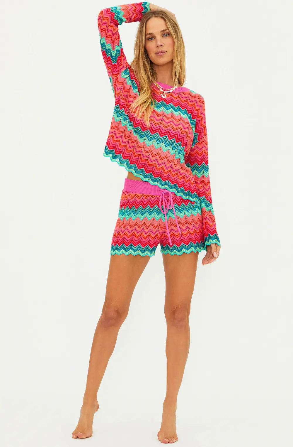 Balboa Short Strawberry Ice Chevron