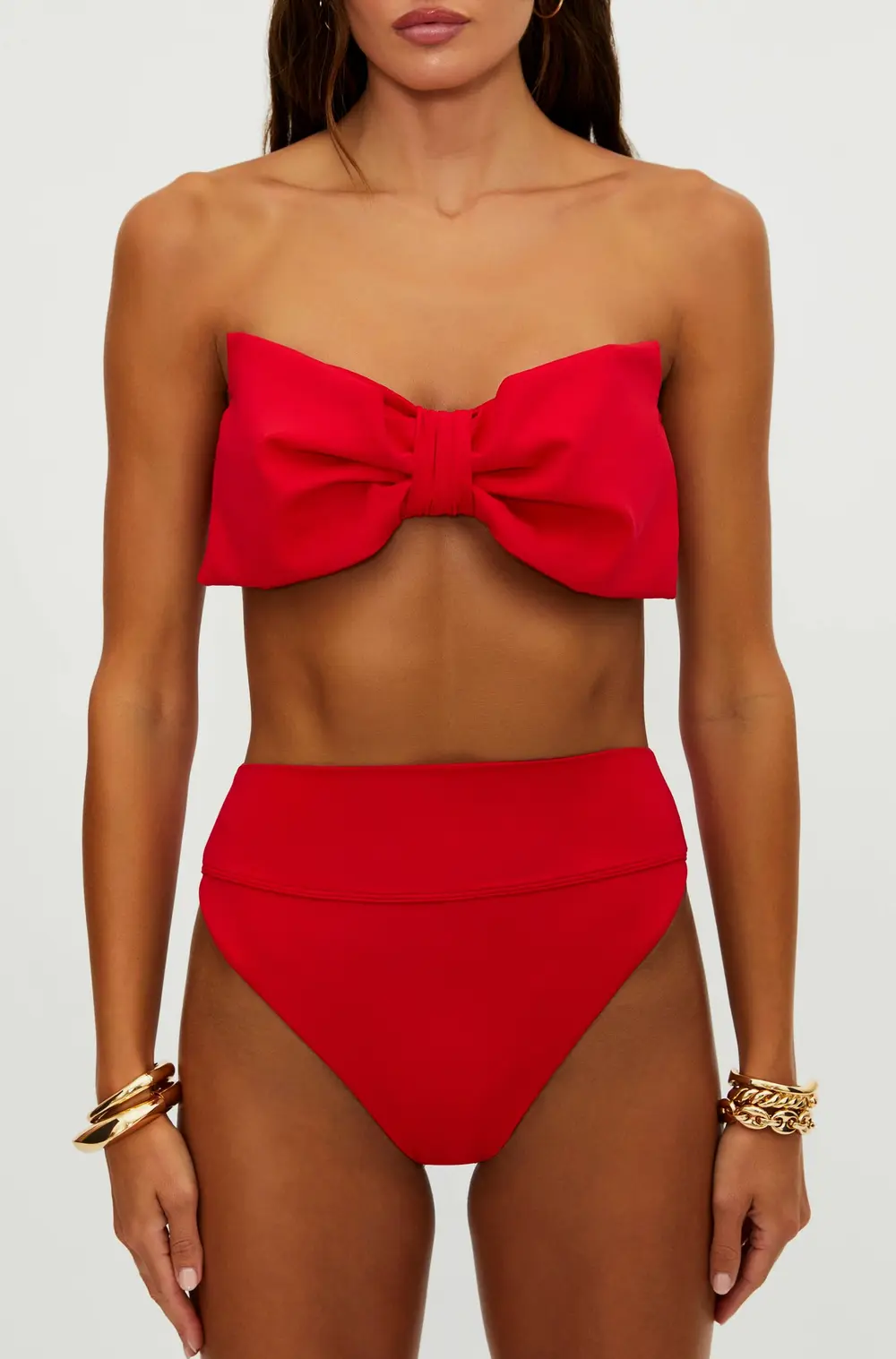 Anthropologie X Beach Riot Highway Bottom True Red