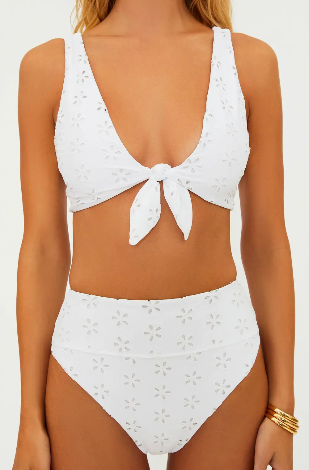 Hazel Bottom White Magnolia Eyelet