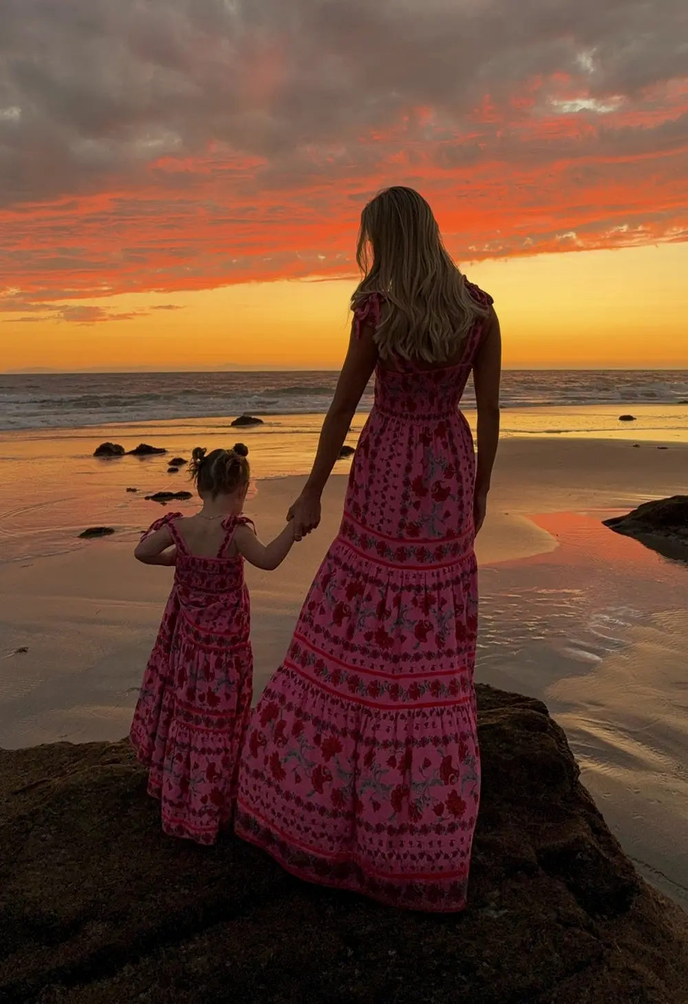 Charlotte Dress Redwood Floral