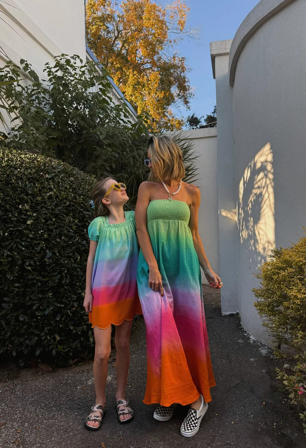 Yula Dress Technicolor Ombre