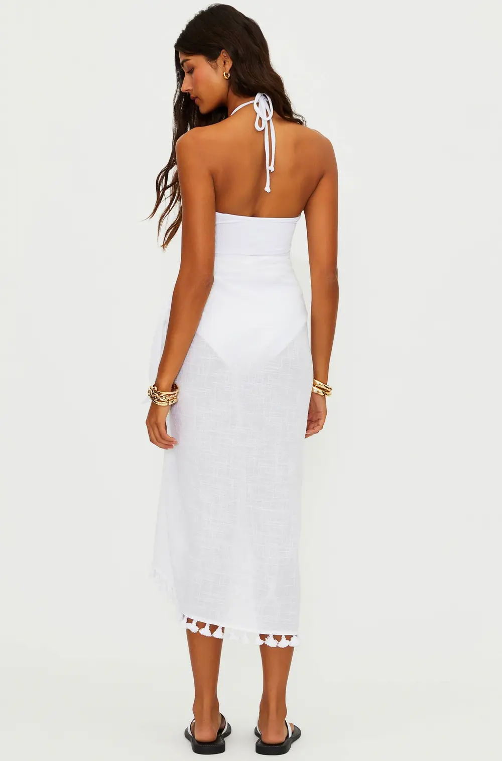 Sunny Sarong White