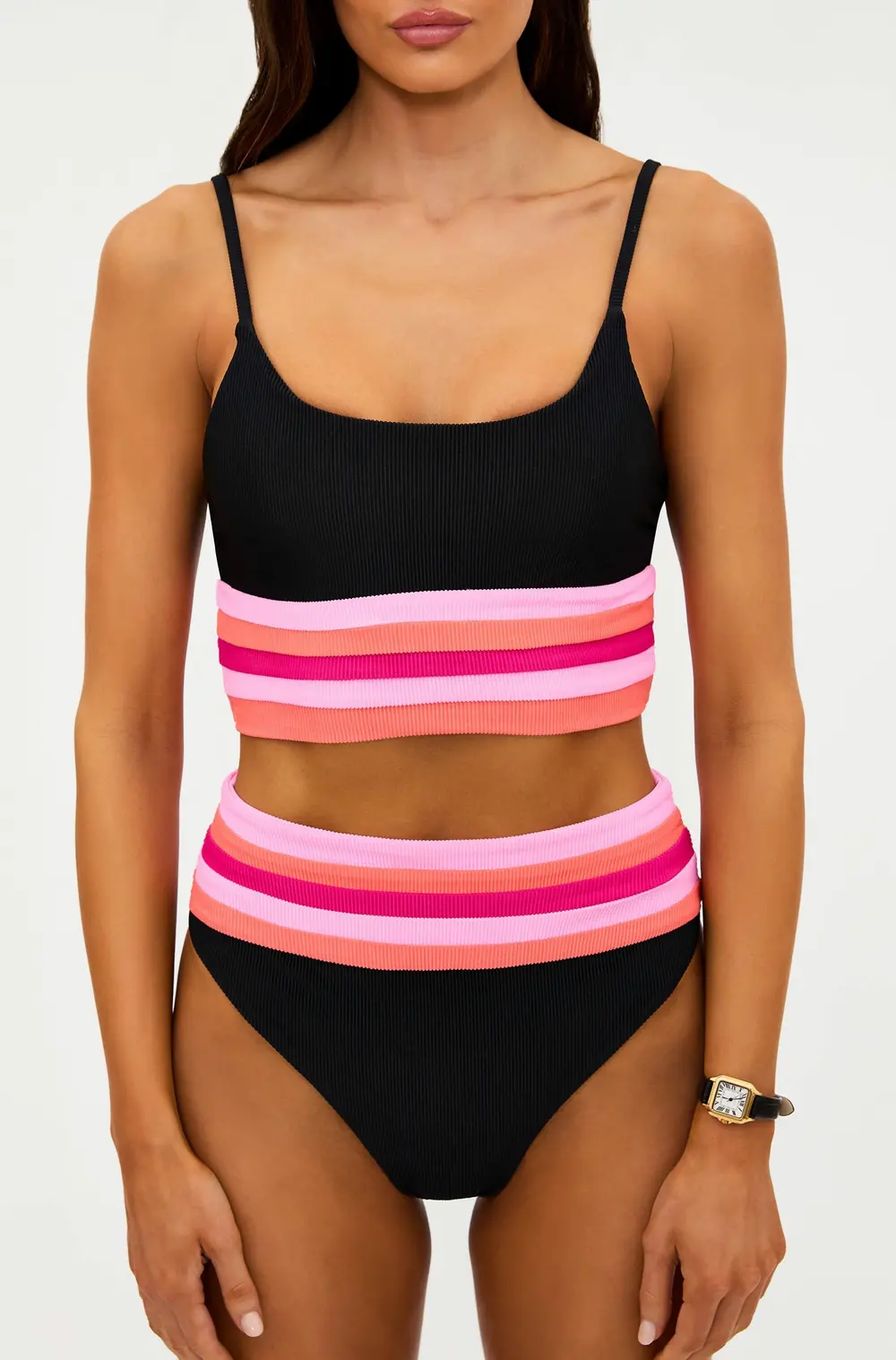 Mae Top Ruby Colorblock