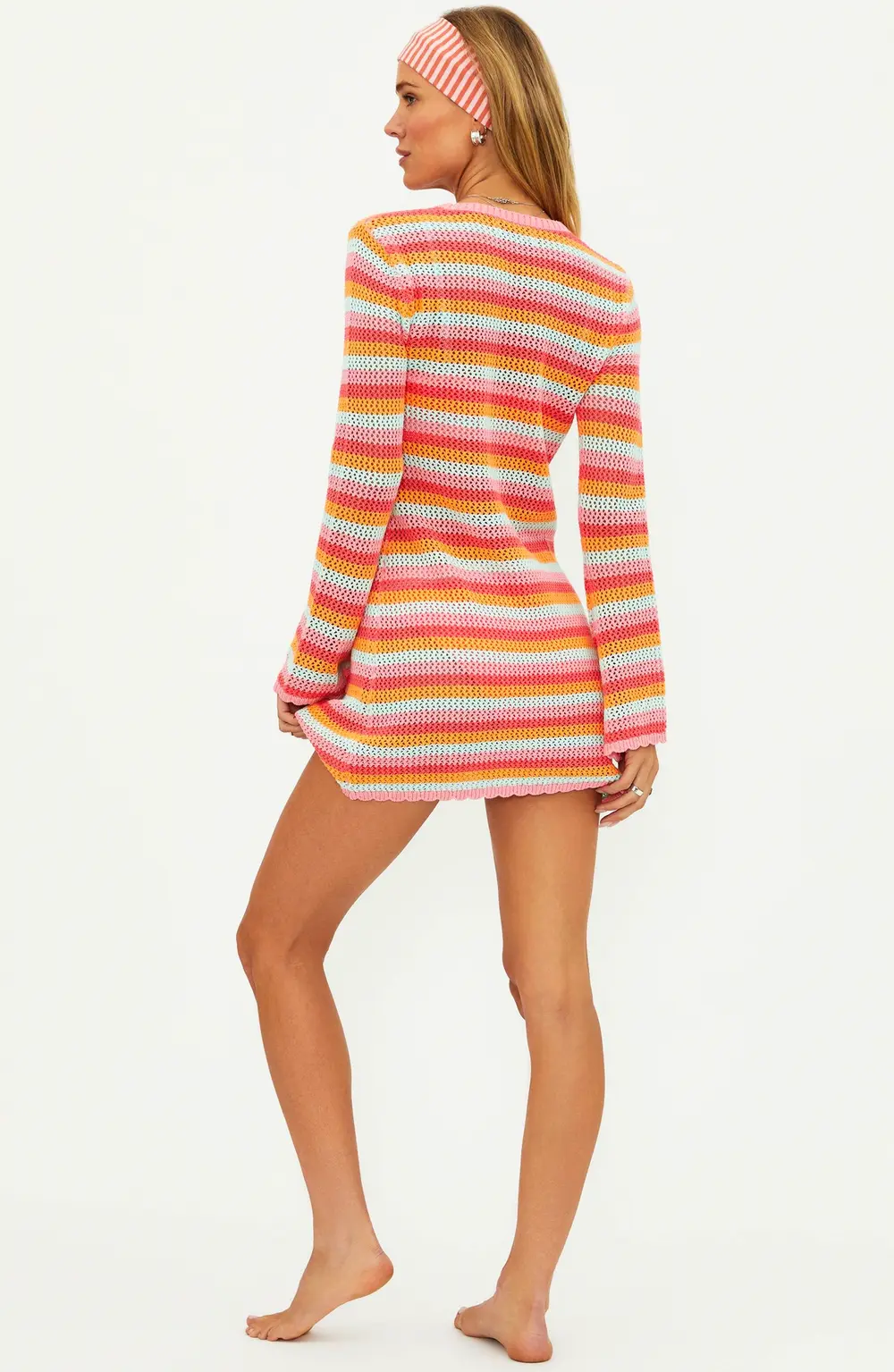 Libbi Dress Guava Jelly Crochet