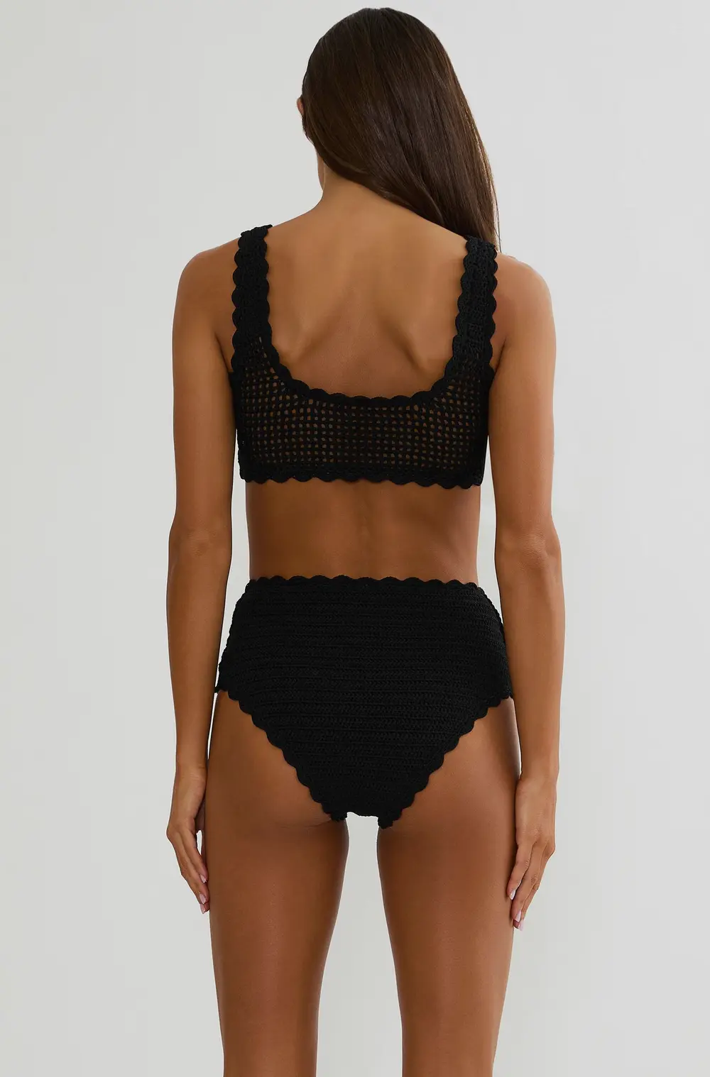 Kirby Bottom Black Crochet