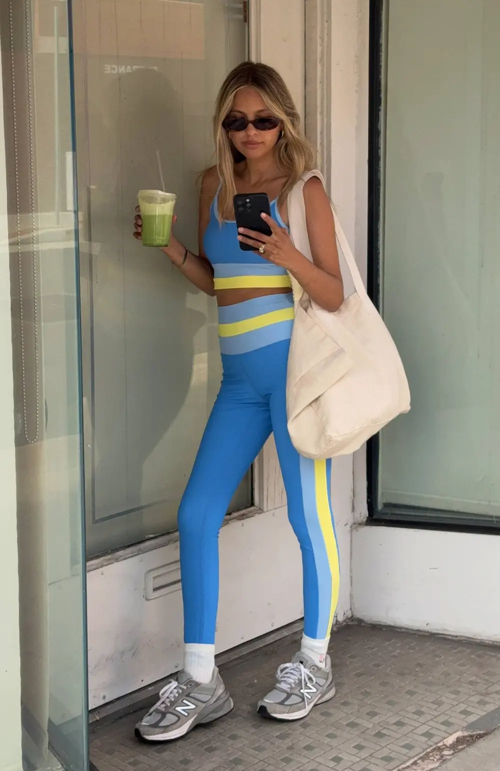 Eva Top Marina Blues Colorblock