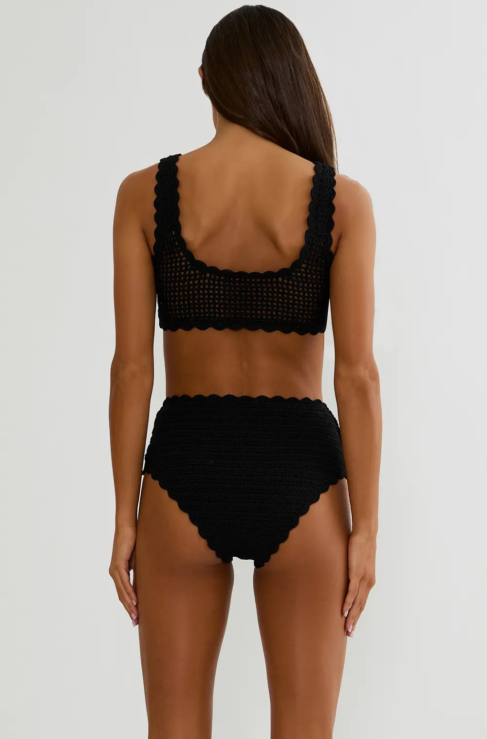 Andy Top Black Crochet