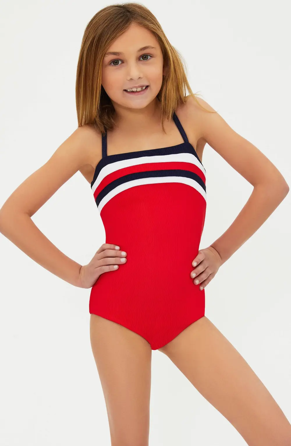 Little Jessa One Piece American Colorblock