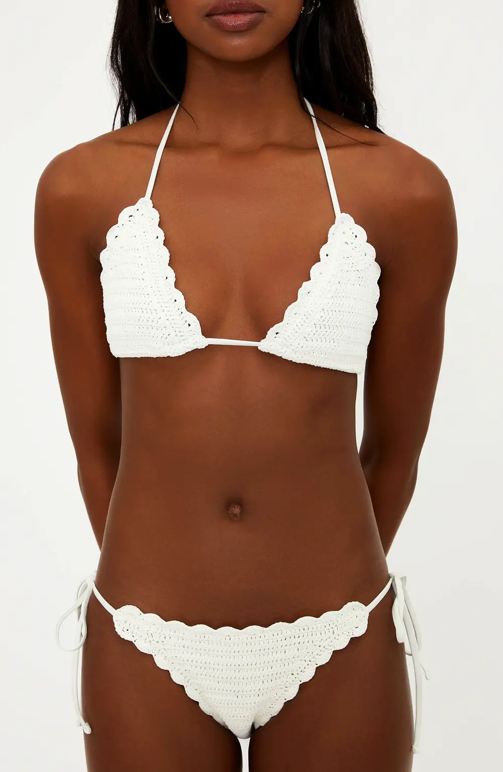 Winona Top White Crochet