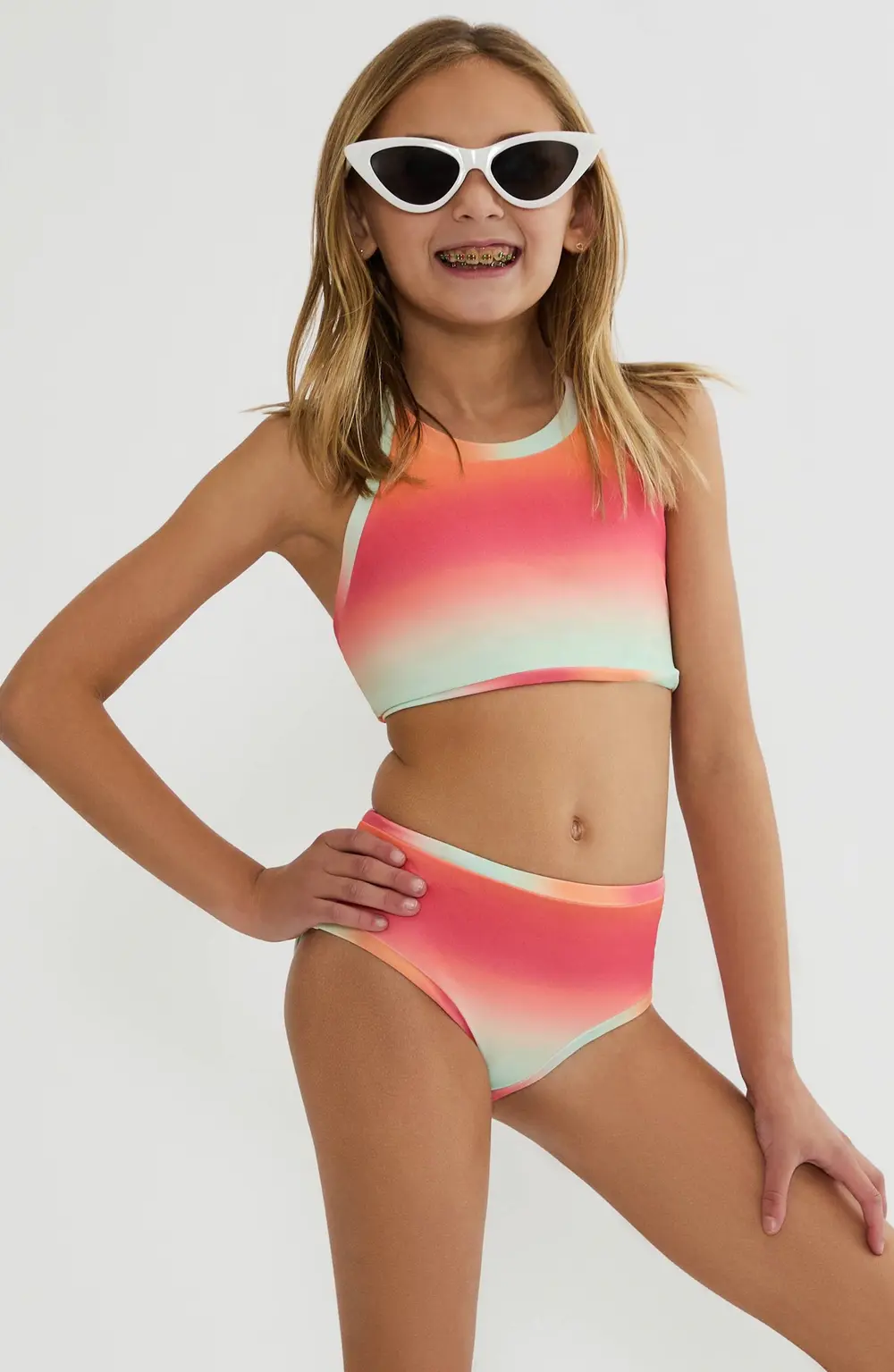 Little Bambi & Janie Set Guava Jelly Ombre