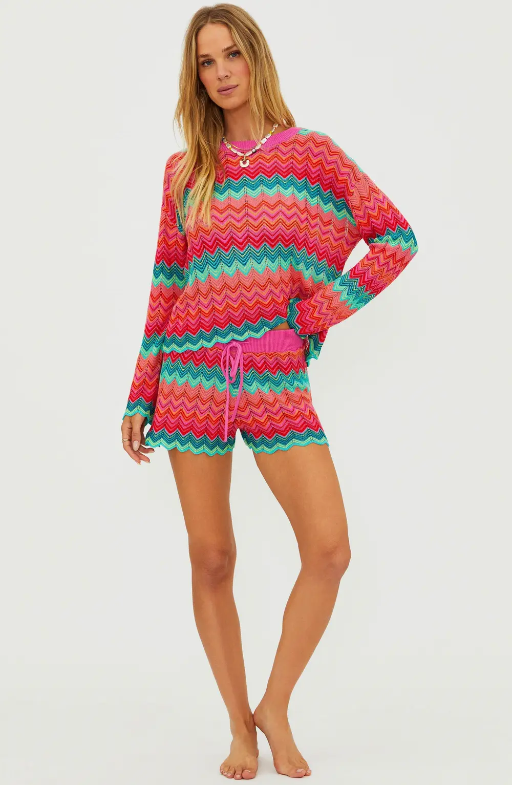 Balboa Short Strawberry Ice Chevron