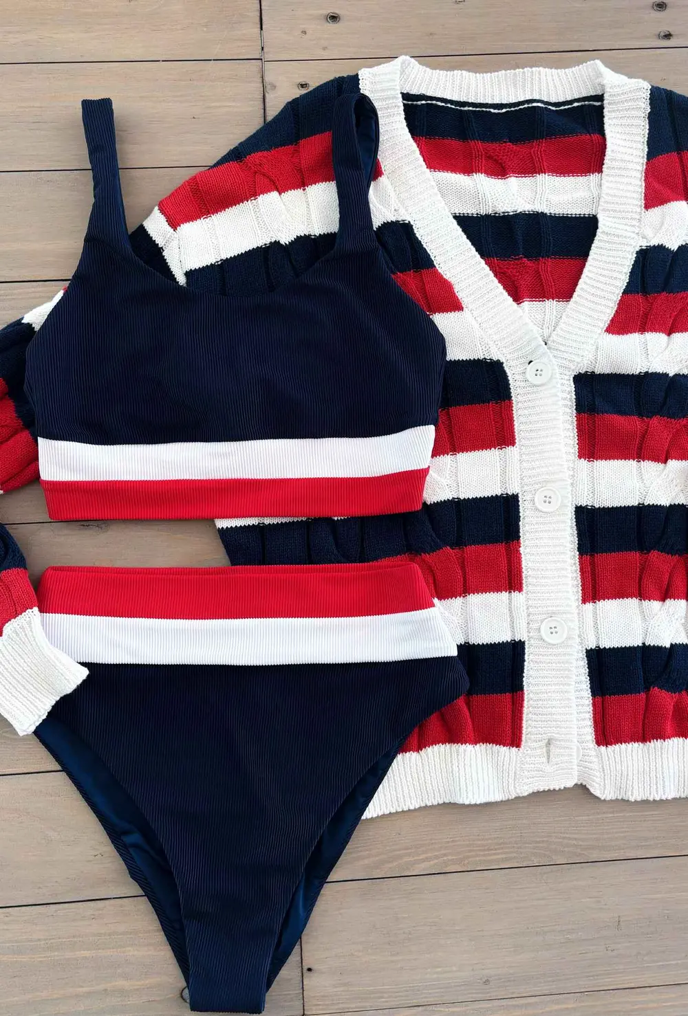 Mackenzie Top Americana Colorblock