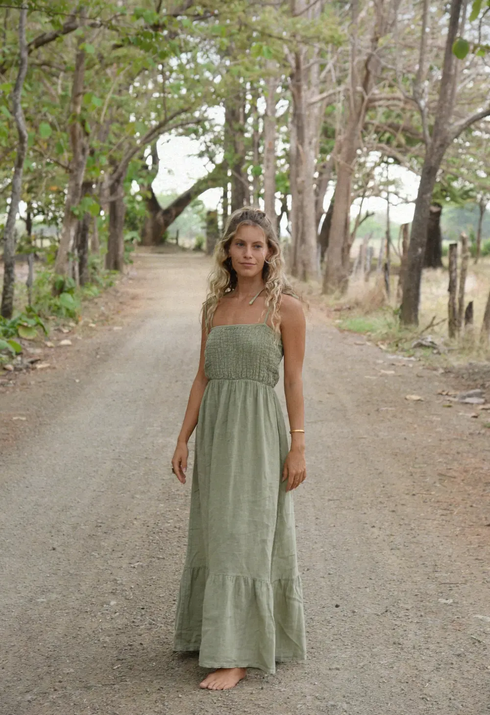 The Amaya Dress // Sage