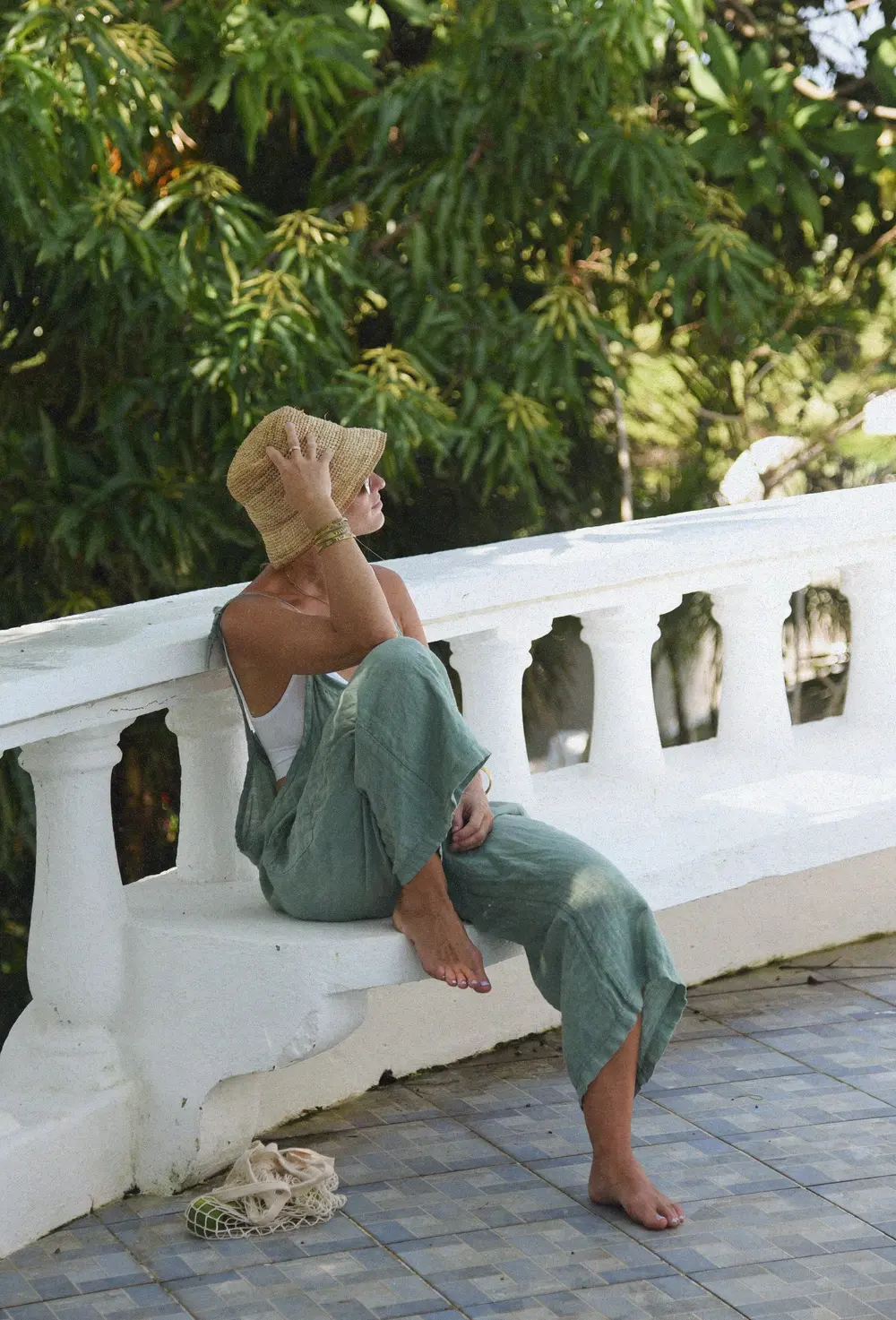 The Linen Overall // Lagoon