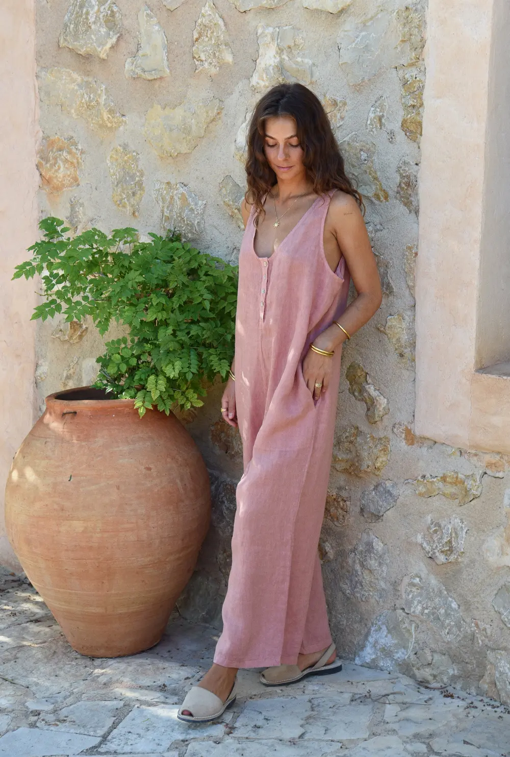 The Poppy Jumpsuit // Rose