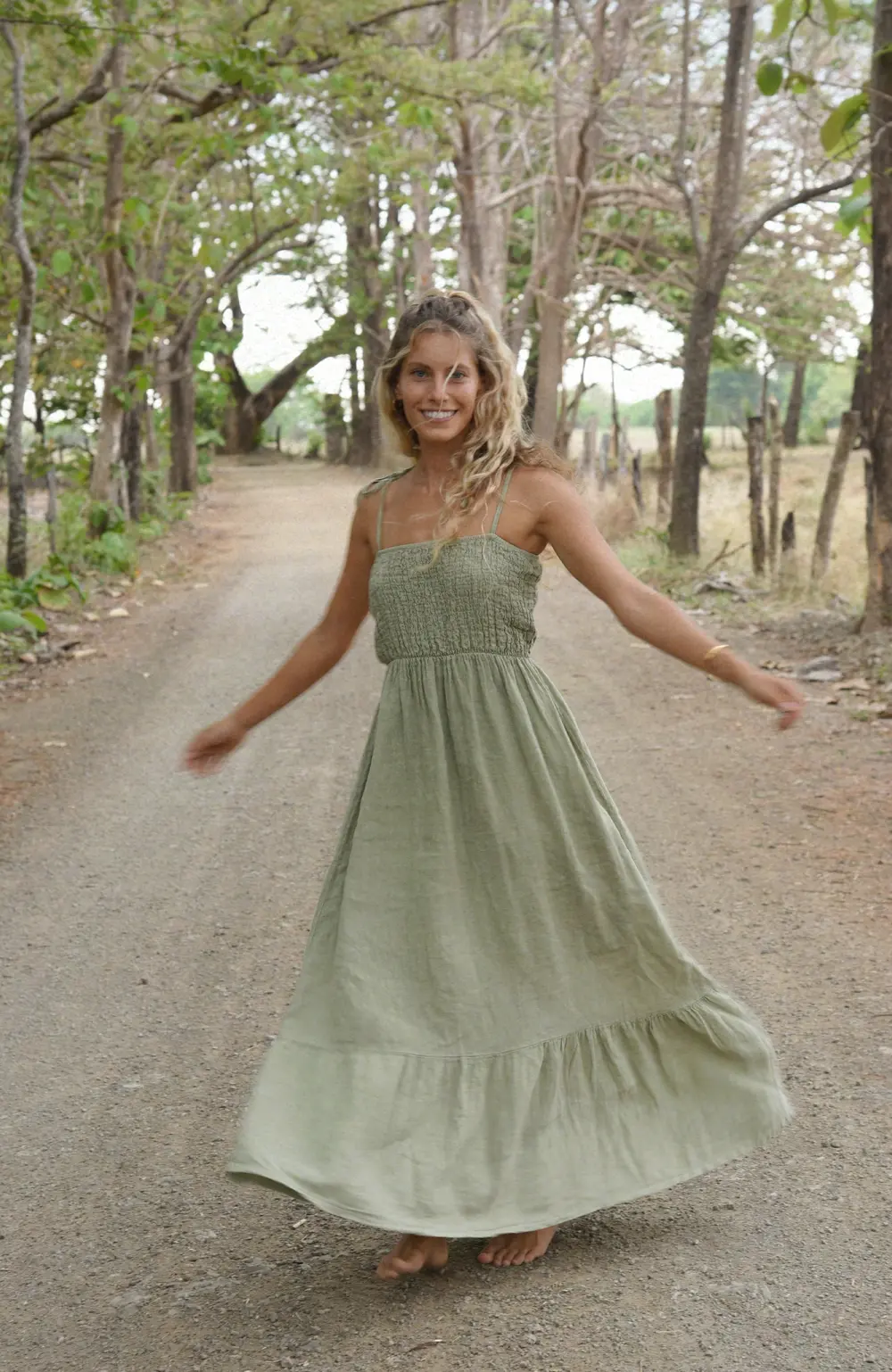 The Amaya Dress // Sage