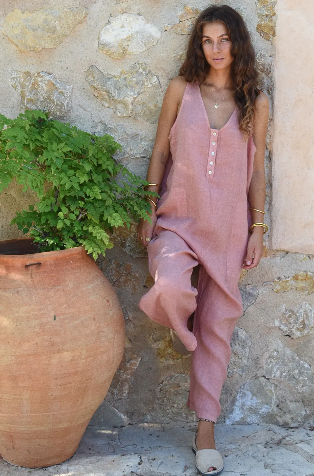 The Poppy Jumpsuit // Rose