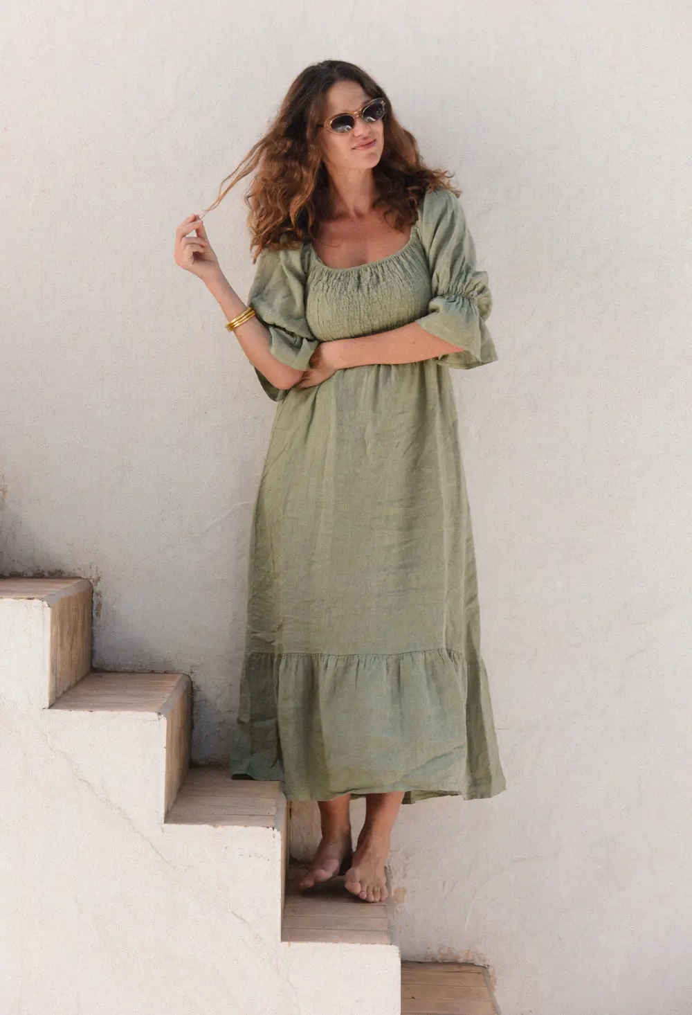 The Deia Dress // Sage