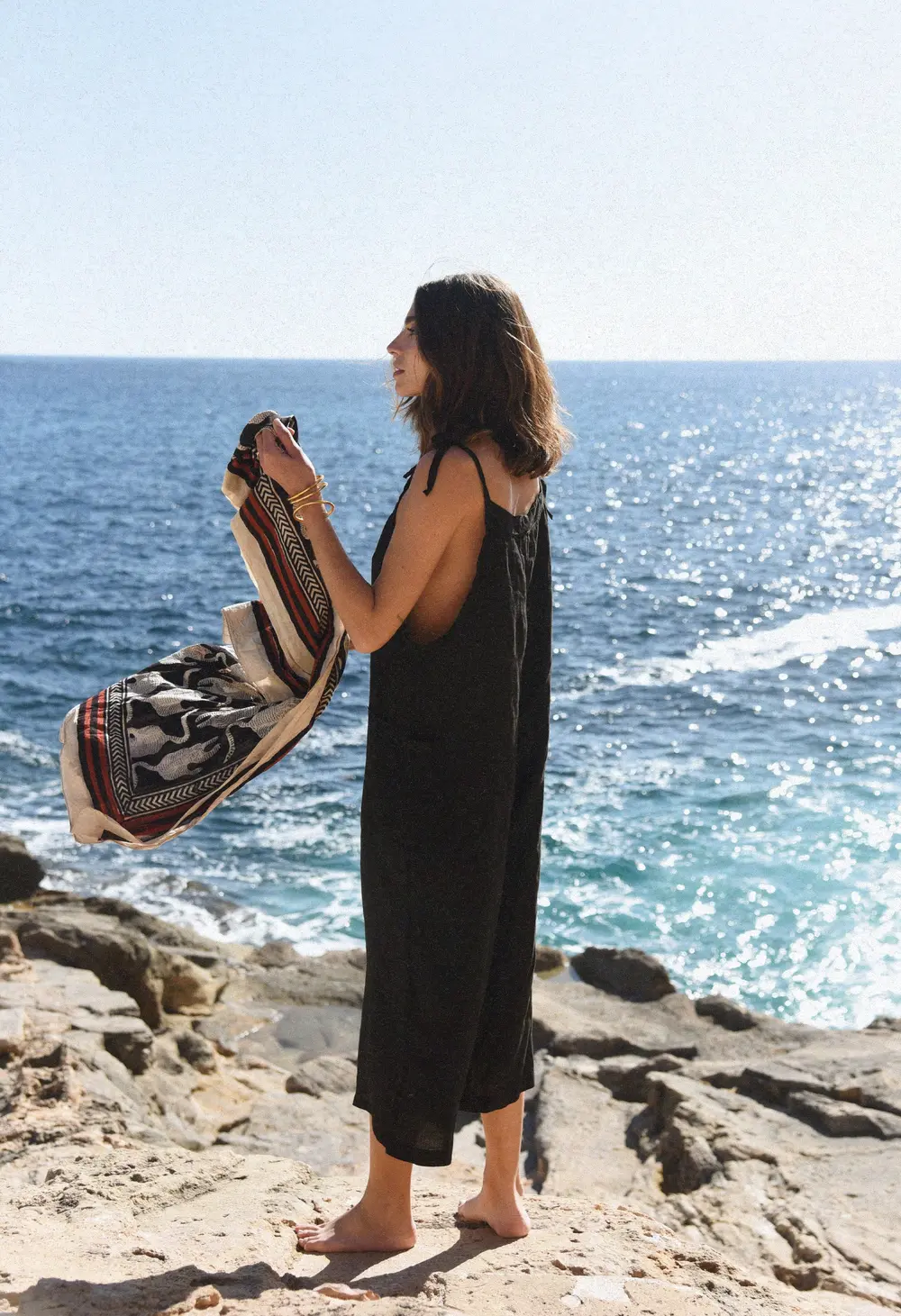 The Linen Overall // Noir