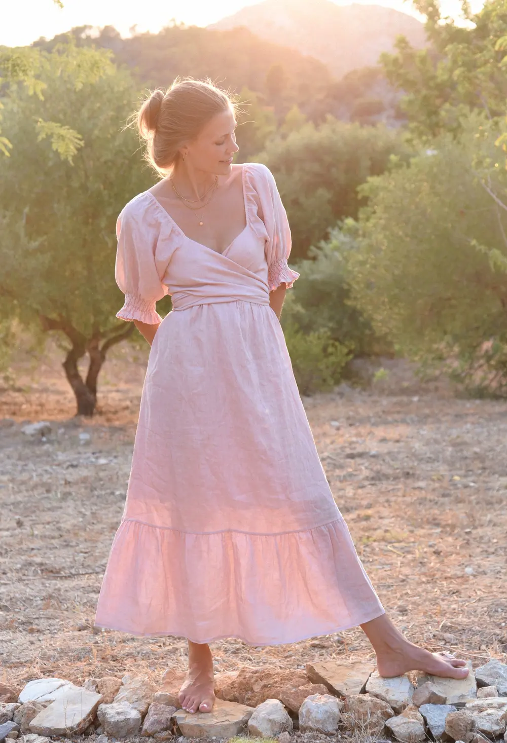 The Savannah Dress // Blush