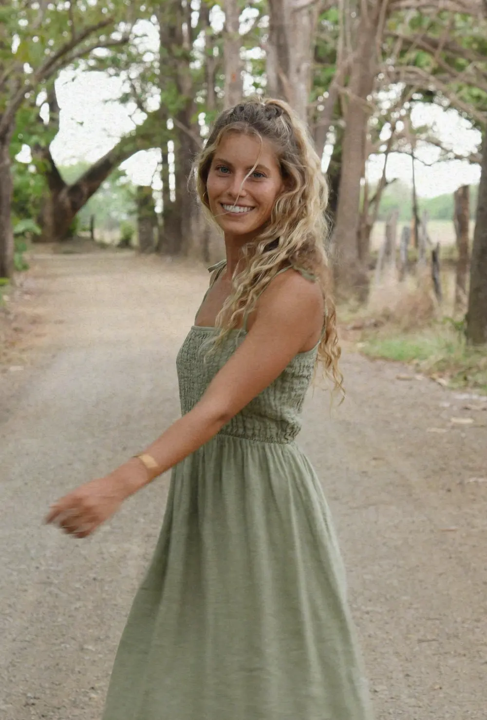 The Amaya Dress // Sage