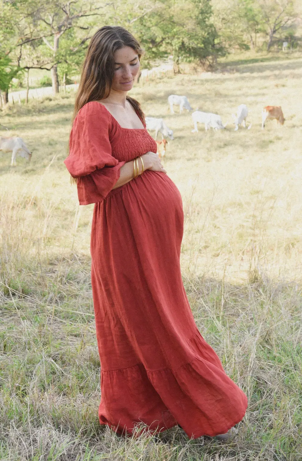 The Deia Dress // Pomegranate