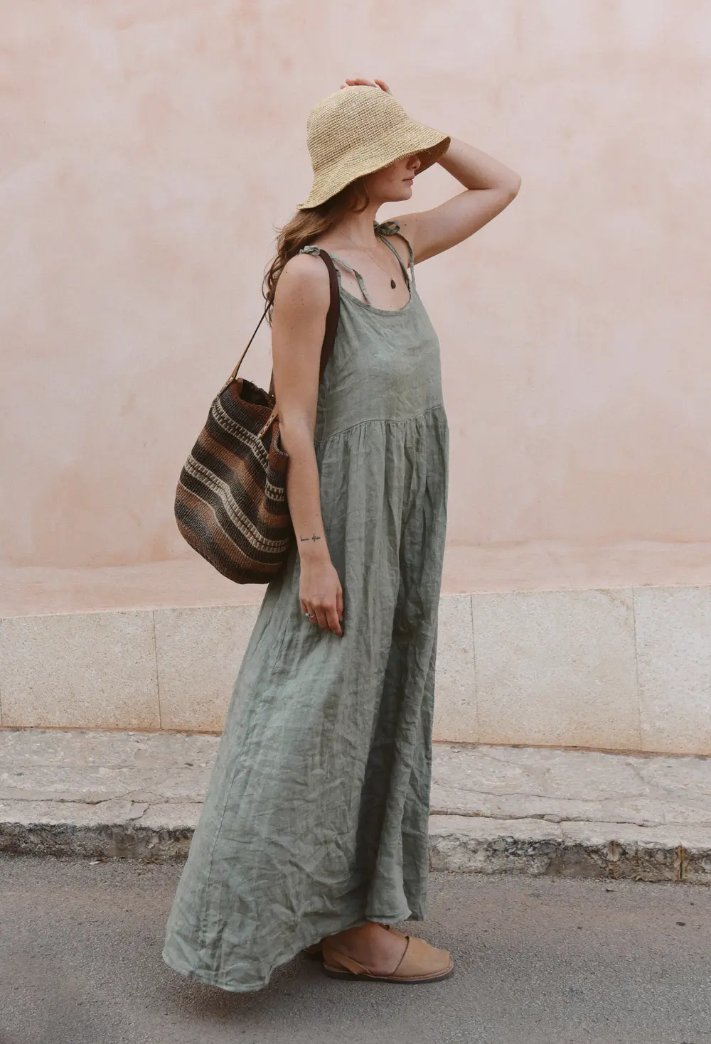 The Cleo Dress // Sage