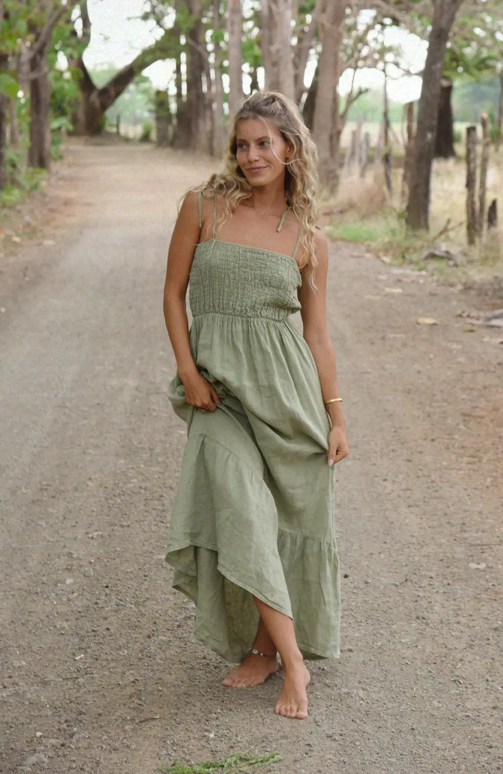 The Amaya Dress // Sage