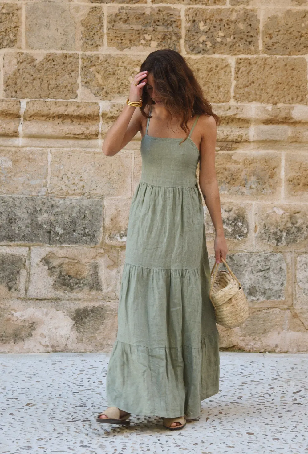 The Alma Dress // Sage