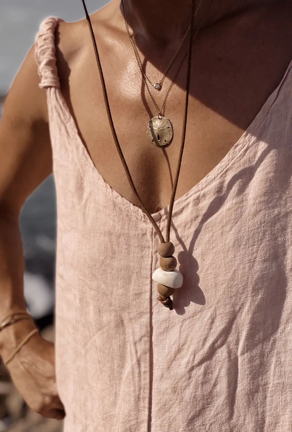 The Linen Jumpsuit // Blush