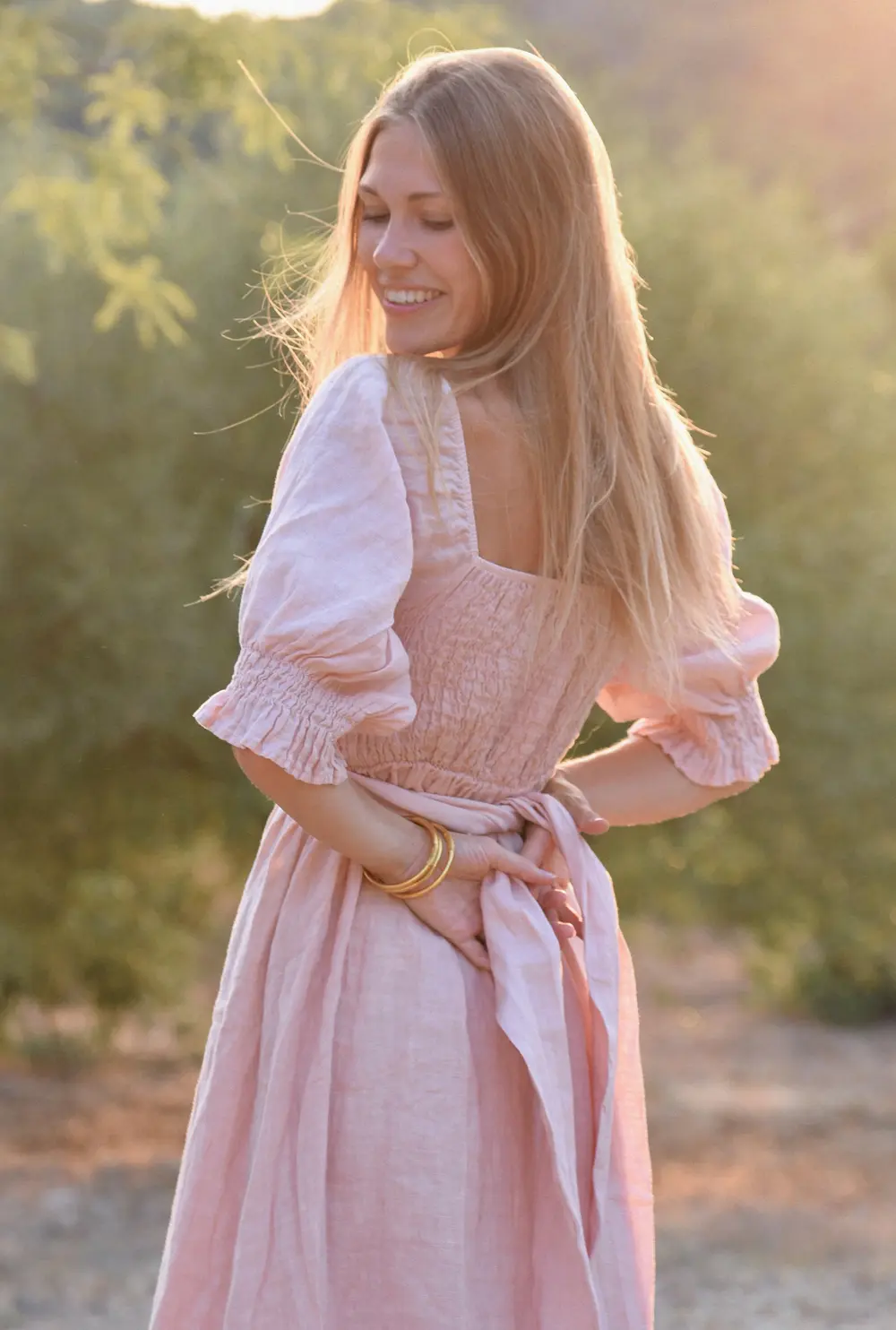 The Savannah Dress // Blush