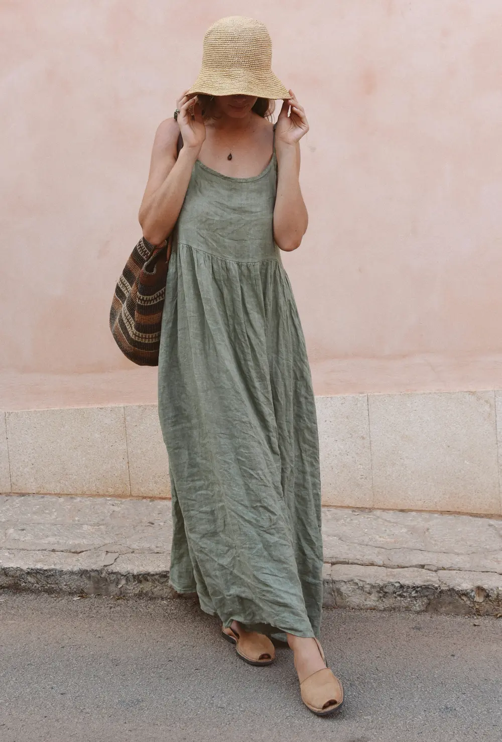 The Cleo Dress // Sage