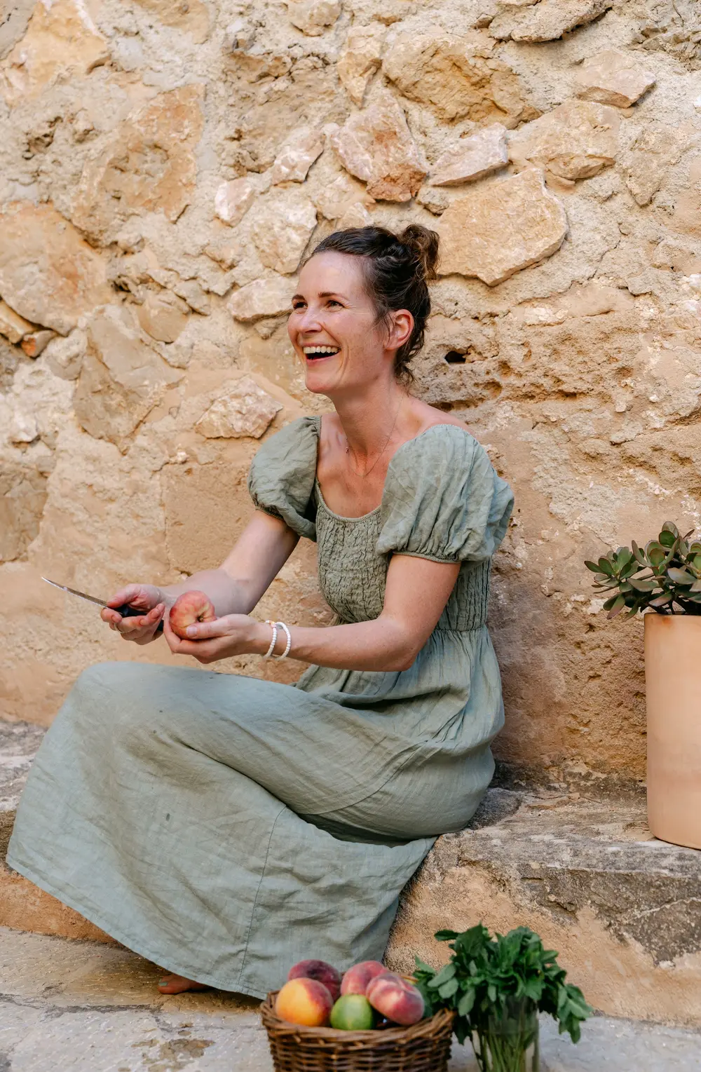 The Menorca Dress // Sage