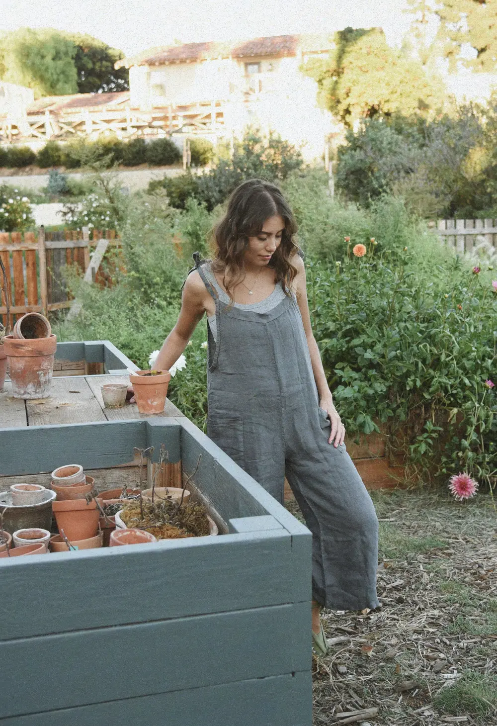 The Linen Overall // Storm