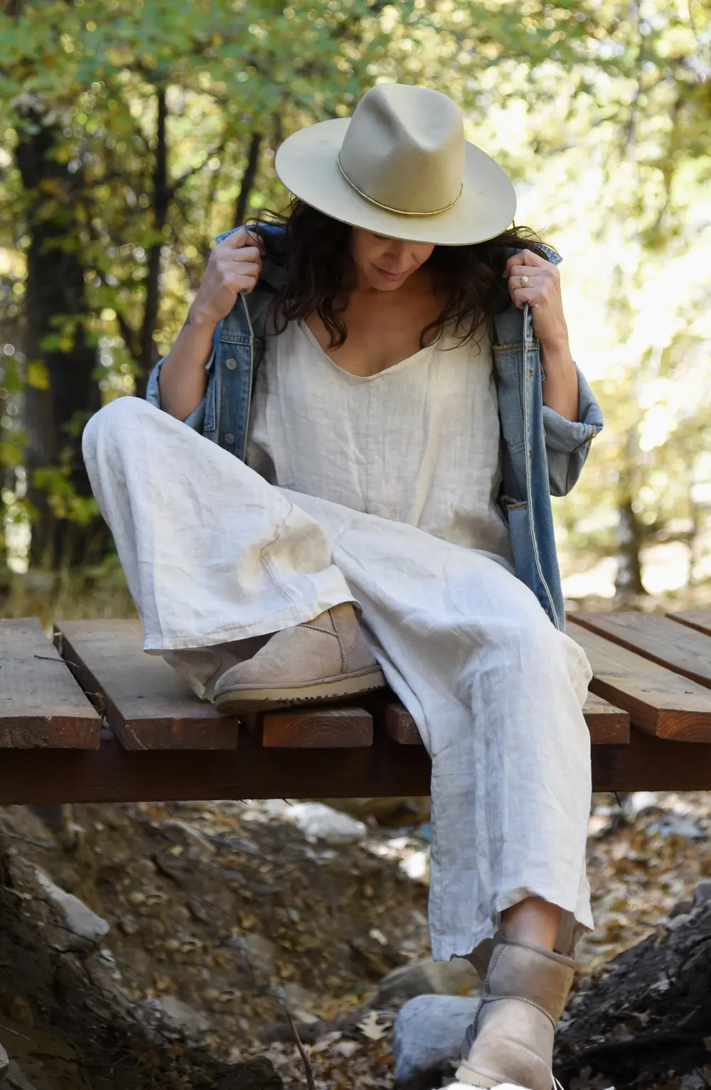 The Linen Jumpsuit // Moon