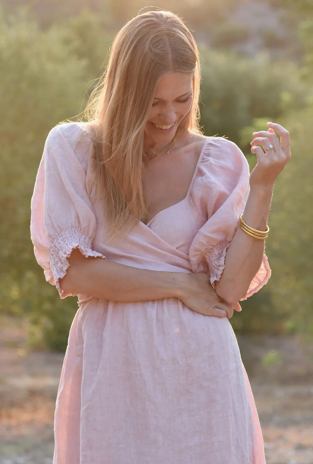 The Savannah Dress // Blush
