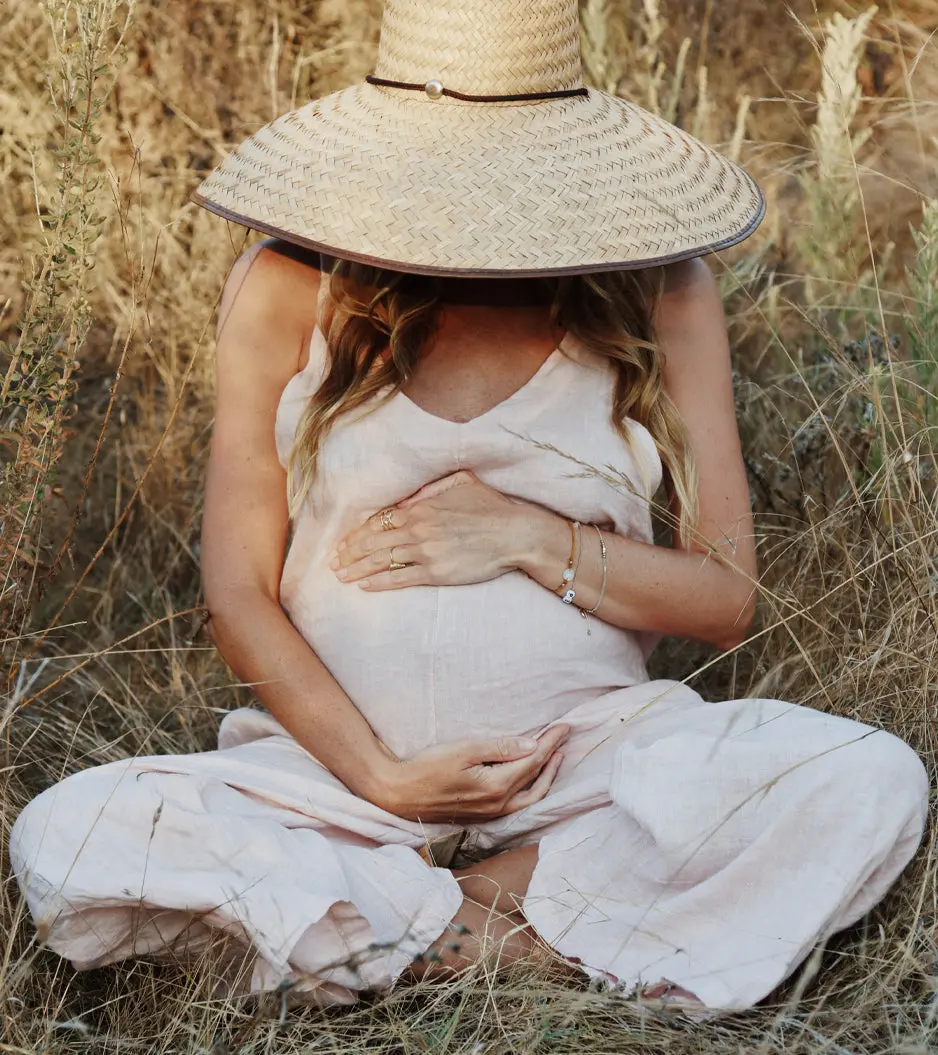 The Linen Jumpsuit // Blush