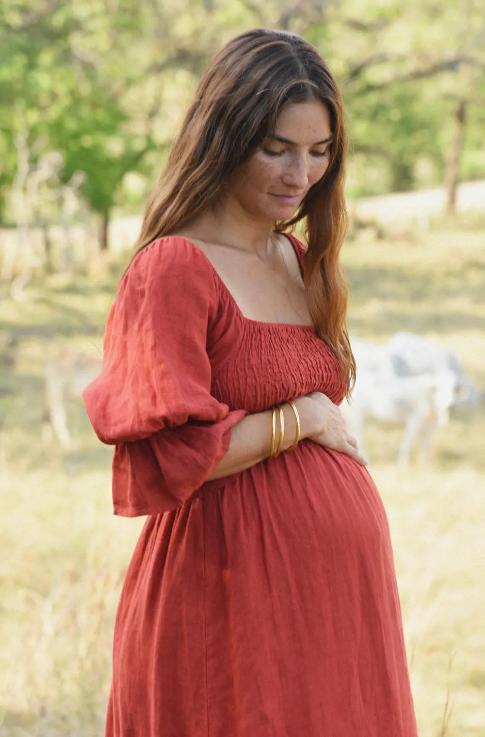 The Deia Dress // Pomegranate