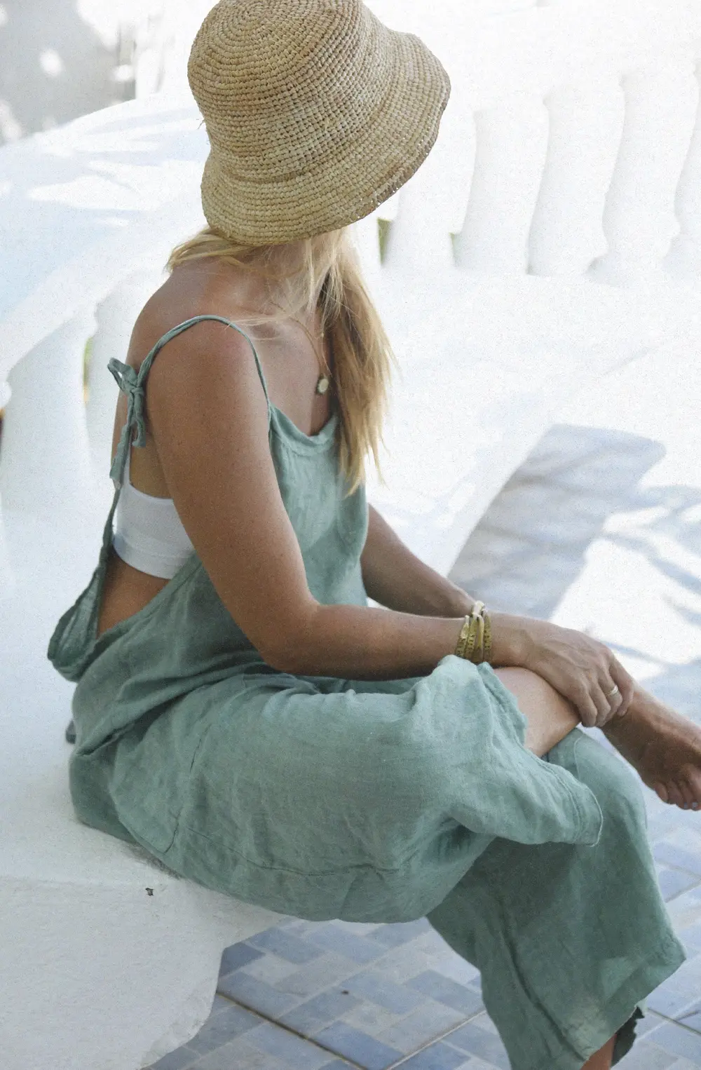 The Linen Overall // Lagoon