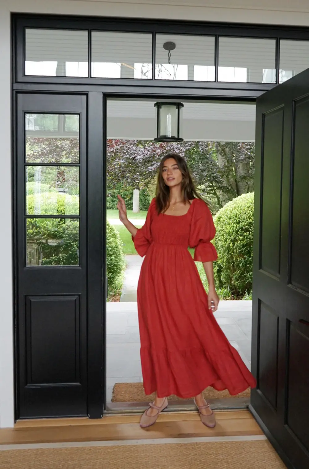 The Deia Dress // Pomegranate