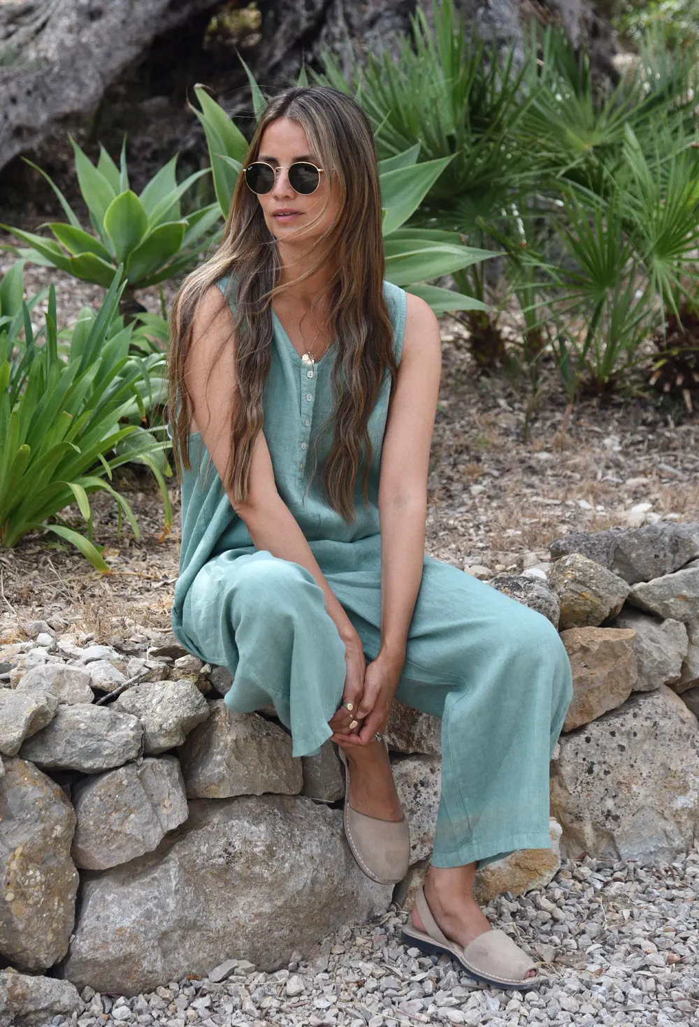 The Poppy Jumpsuit // Lagoon