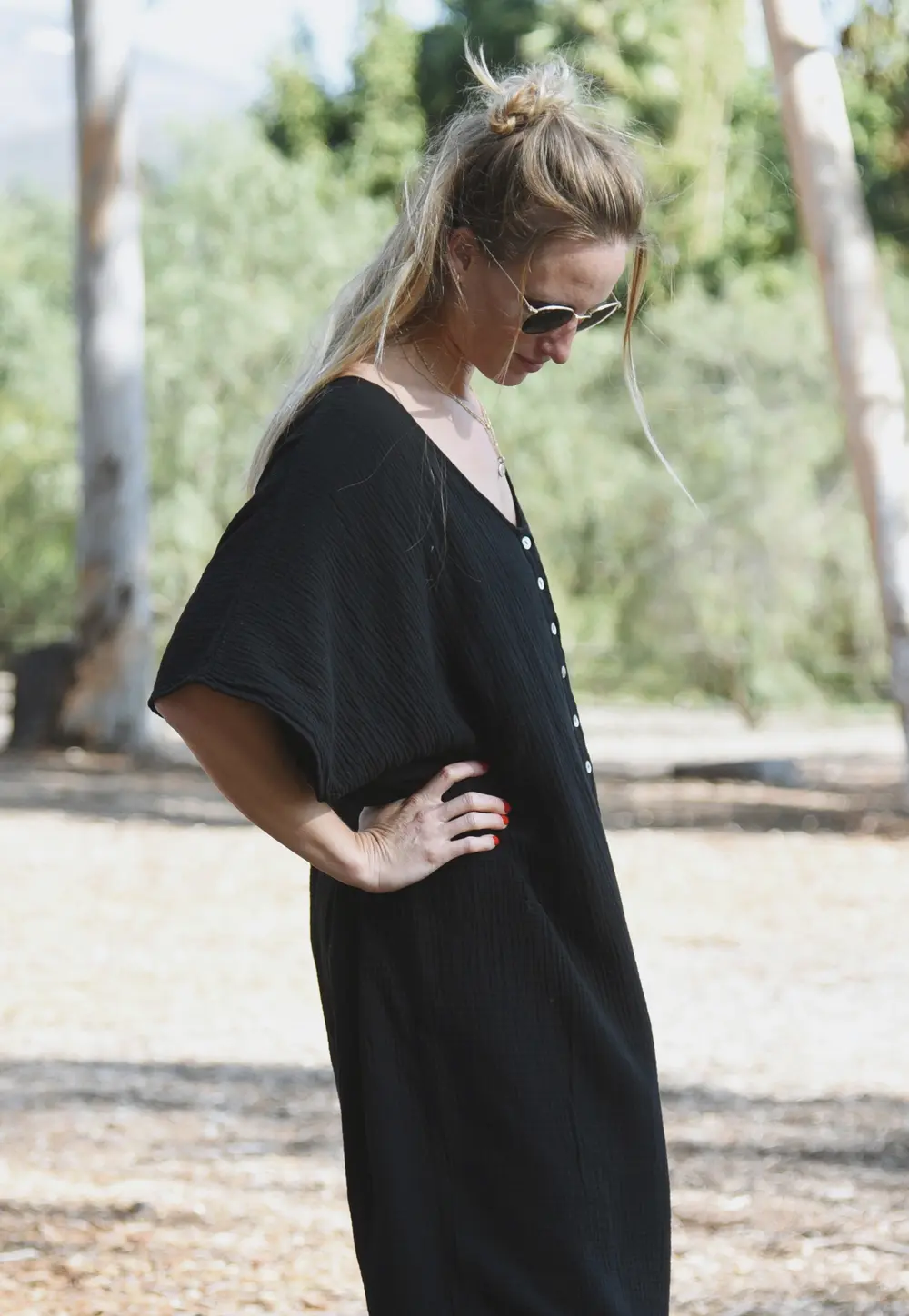 The Kaftan Jumpsuit // Noir