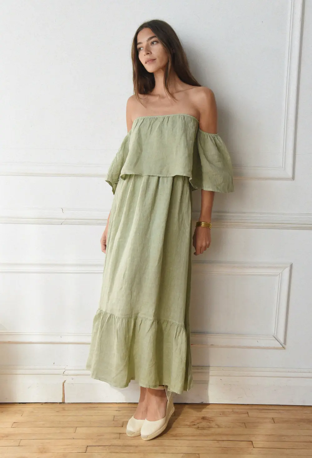 The Baila Dress // Sage