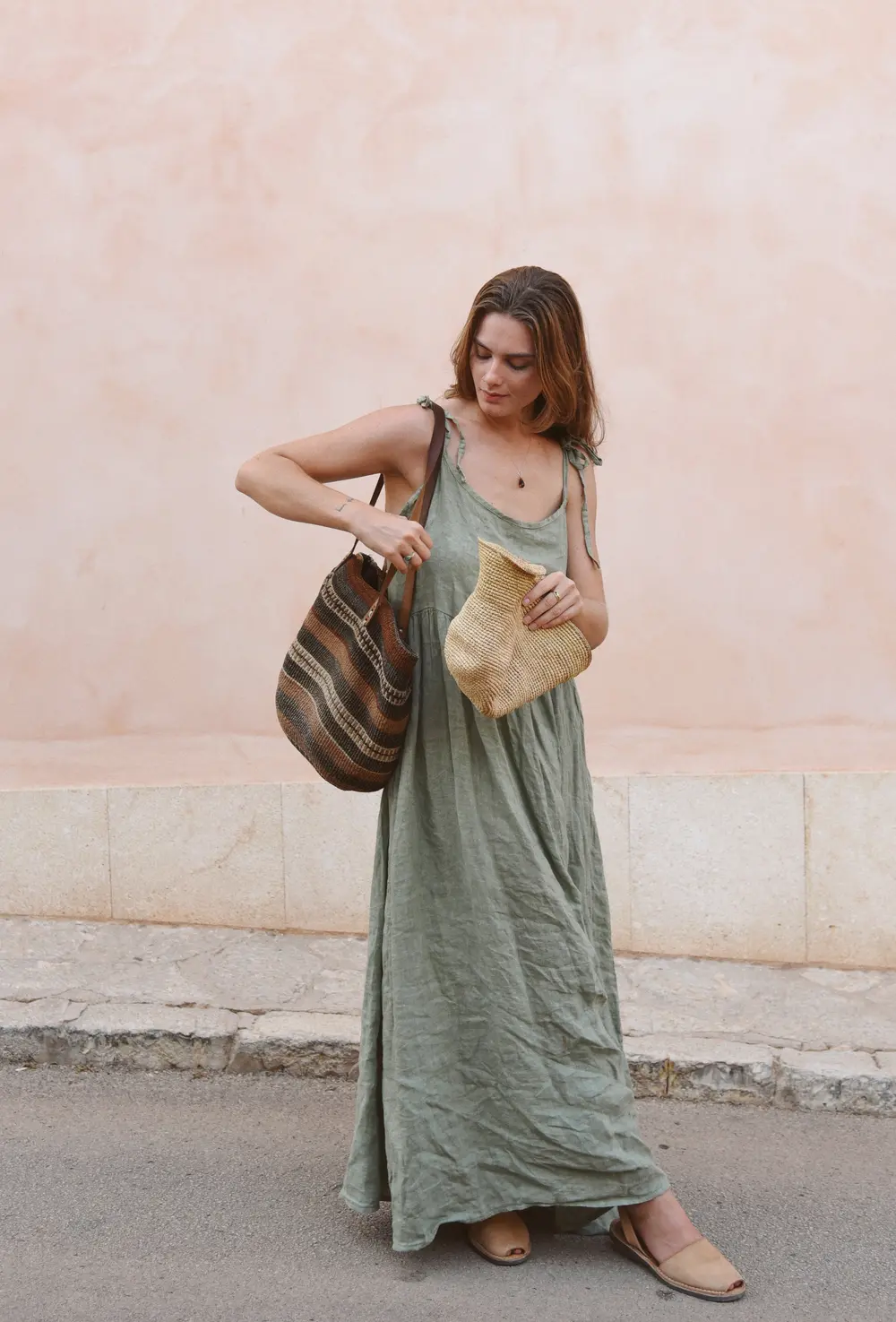 The Cleo Dress // Sage