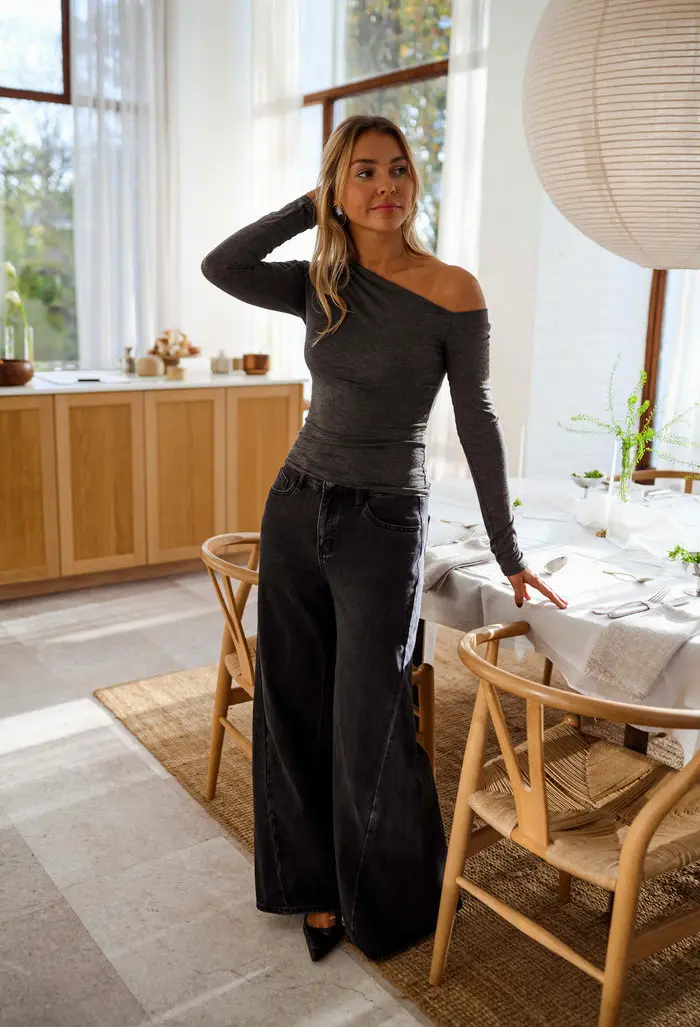 Grey Alizee Blouse