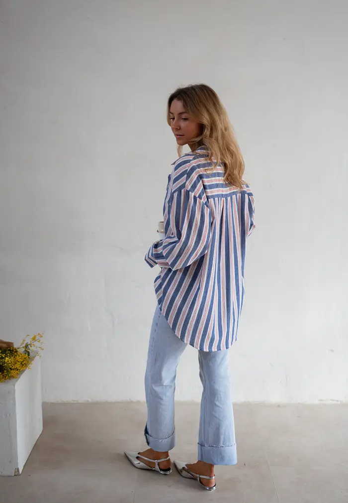 Blue Striped Sally Shirt
