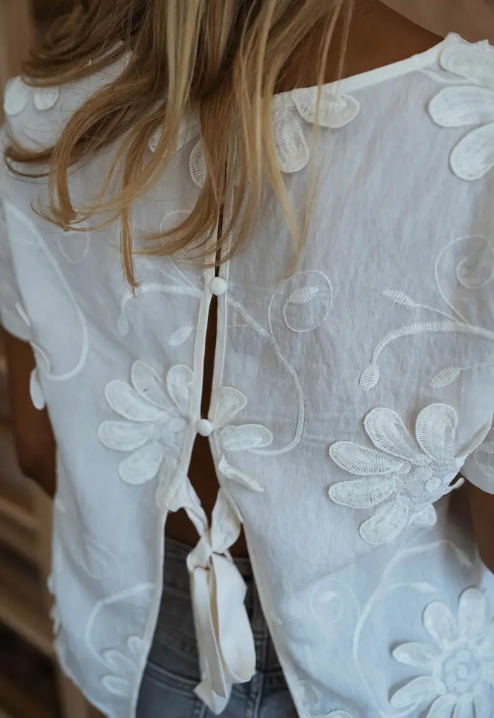 Ecru Ellea Blouse