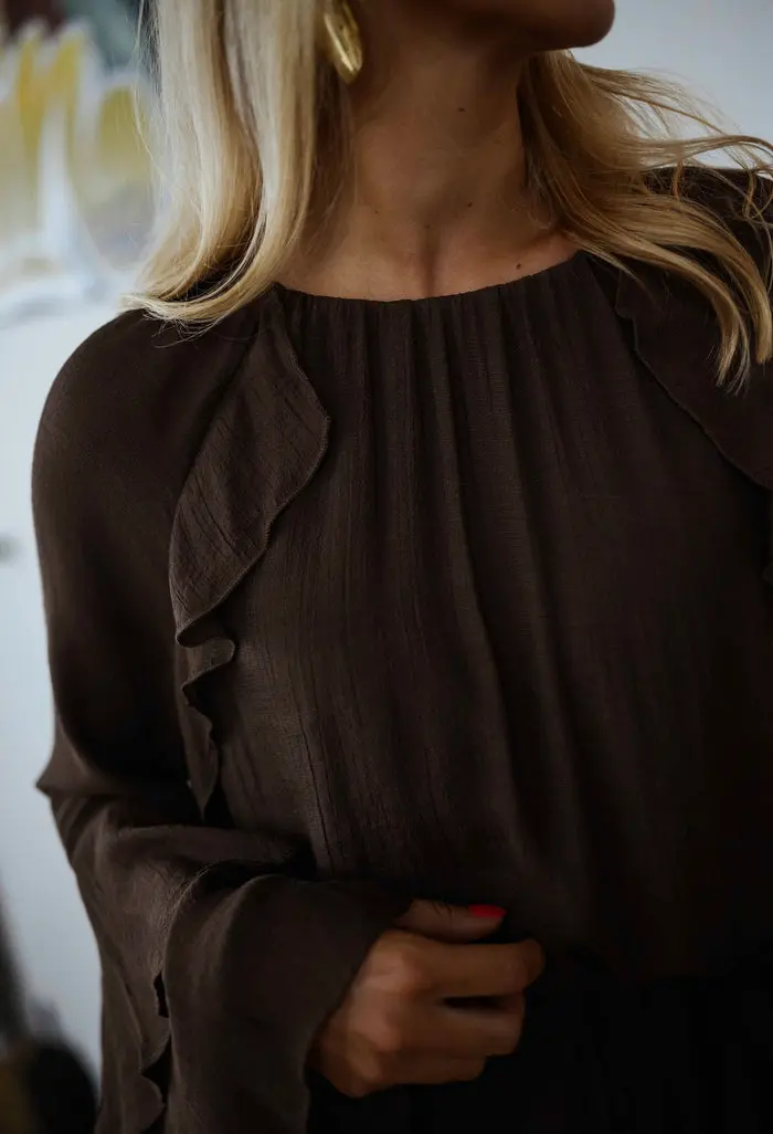 Chocolate Audrina Dress