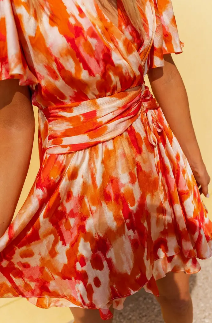 Pink and Orange Ophelie Dress